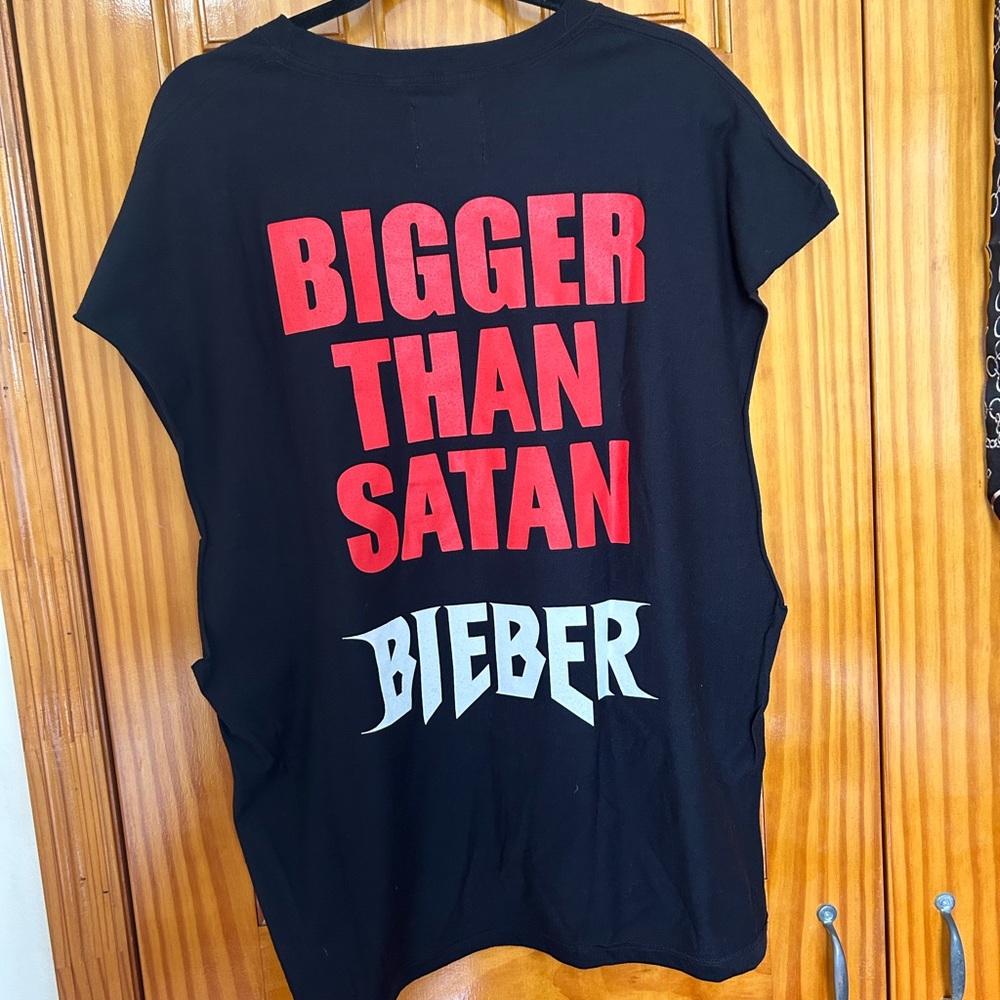 Fear of God Purpose Tour Justin Bieber Marilyn Manson Tee Barneys NWT - Picture 2 of 5